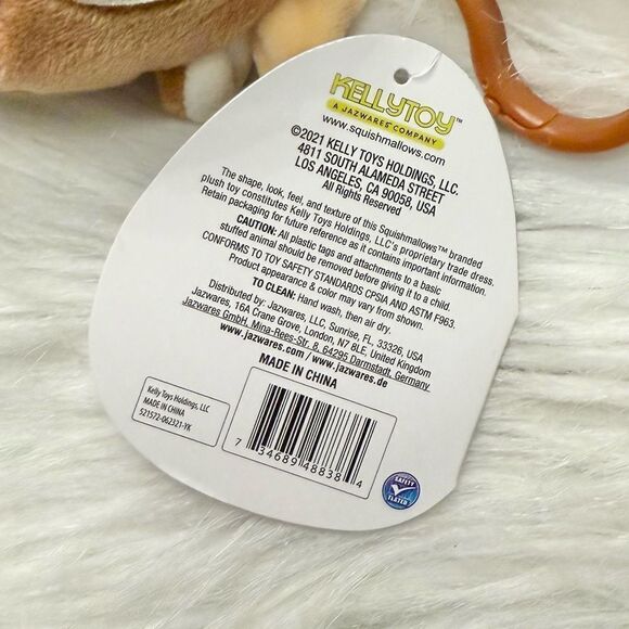 Dawn the Fawn Squishmallows Clip Plushie New with Tags 3.5” Collectible Toy - Picture 4 of 4